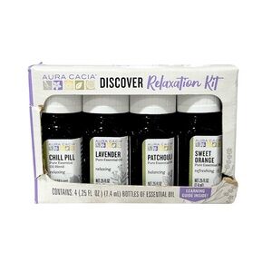 Aura Cacia Relaxation Essential Oil Kit, BNIB